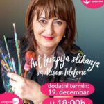 Vrijeme za sebe – pozdrav staroj godini: Art terapija slikanja “Autoportret duše”Autorski projekat Alise Teletović